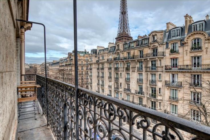 Eiffel Tower / Tour Eiffel Apartment Paris Bagian luar foto